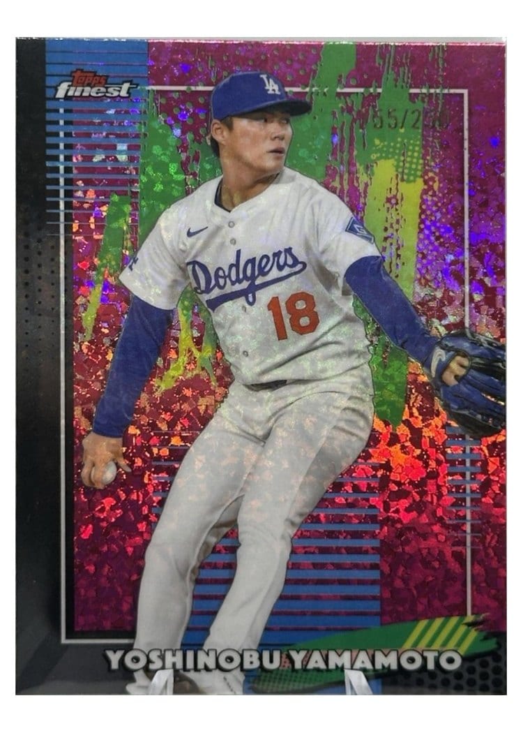 2026 Topps Finest Yoshinobu Yamamoto #26 card