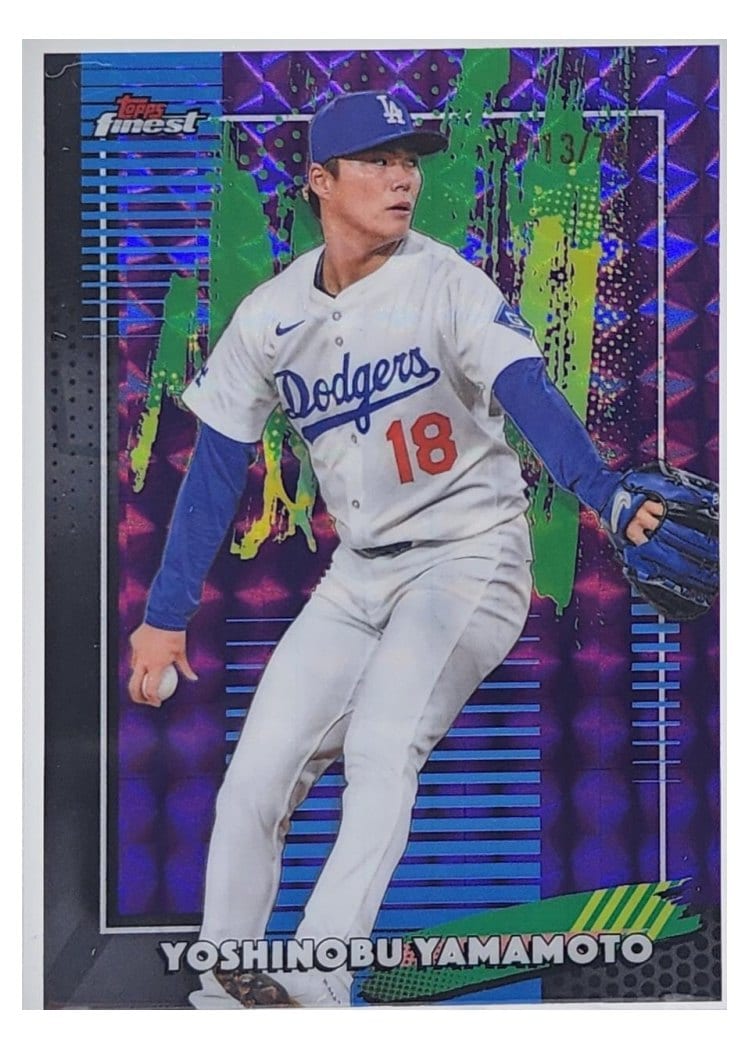 2026 Topps Finest Yoshinobu Yamamoto #26 card