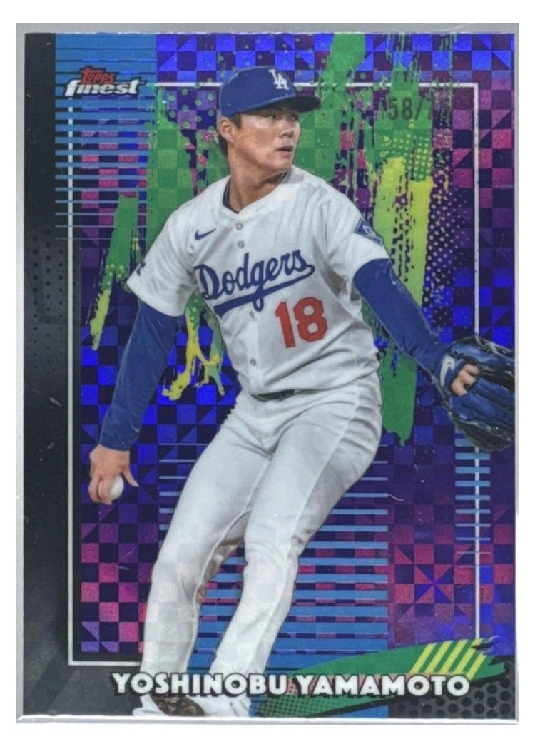 2026 Topps Finest Yoshinobu Yamamoto #26 card