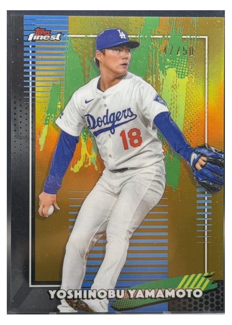 2026 Topps Finest Yoshinobu Yamamoto #26 card