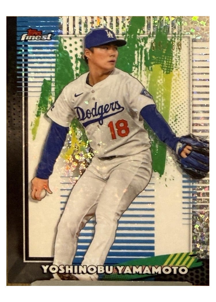 2026 Topps Finest Yoshinobu Yamamoto #26 card