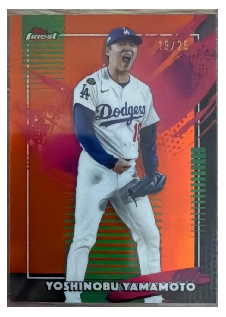 2026 Topps Finest Yoshinobu Yamamoto #26 card