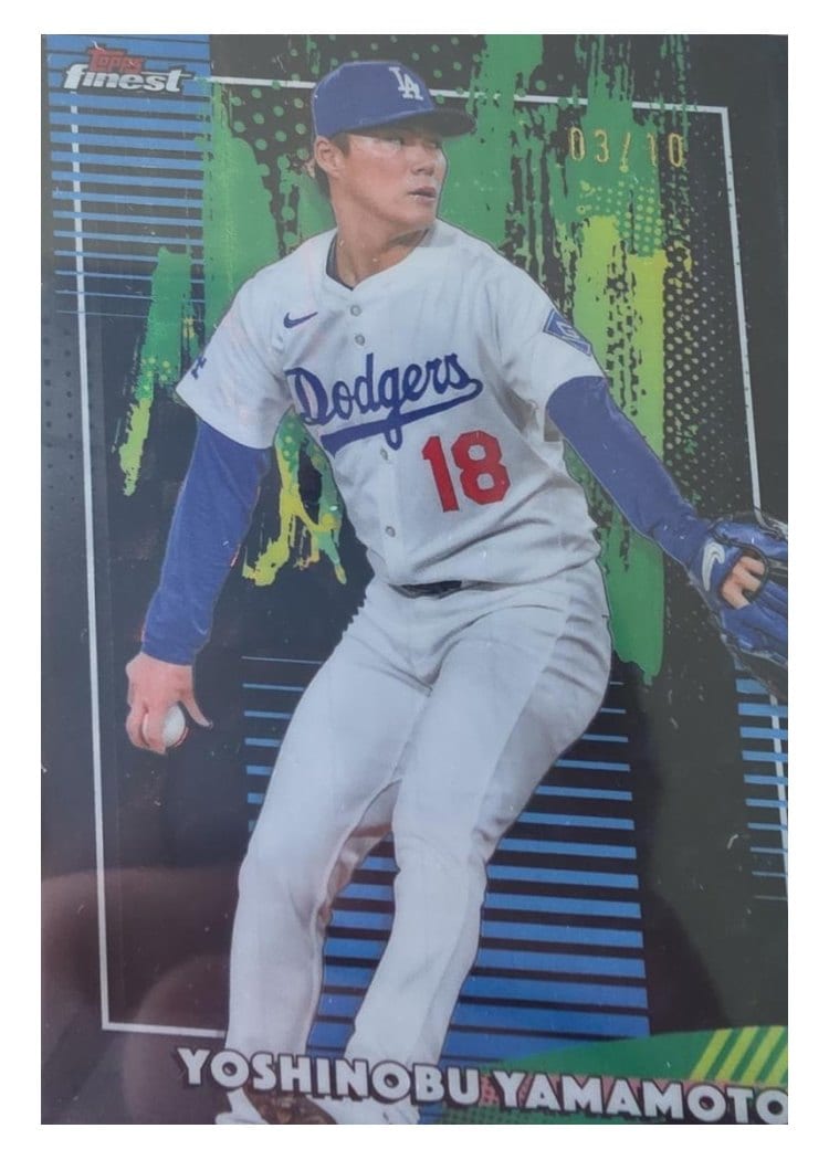 2026 Topps Finest Yoshinobu Yamamoto #26 card