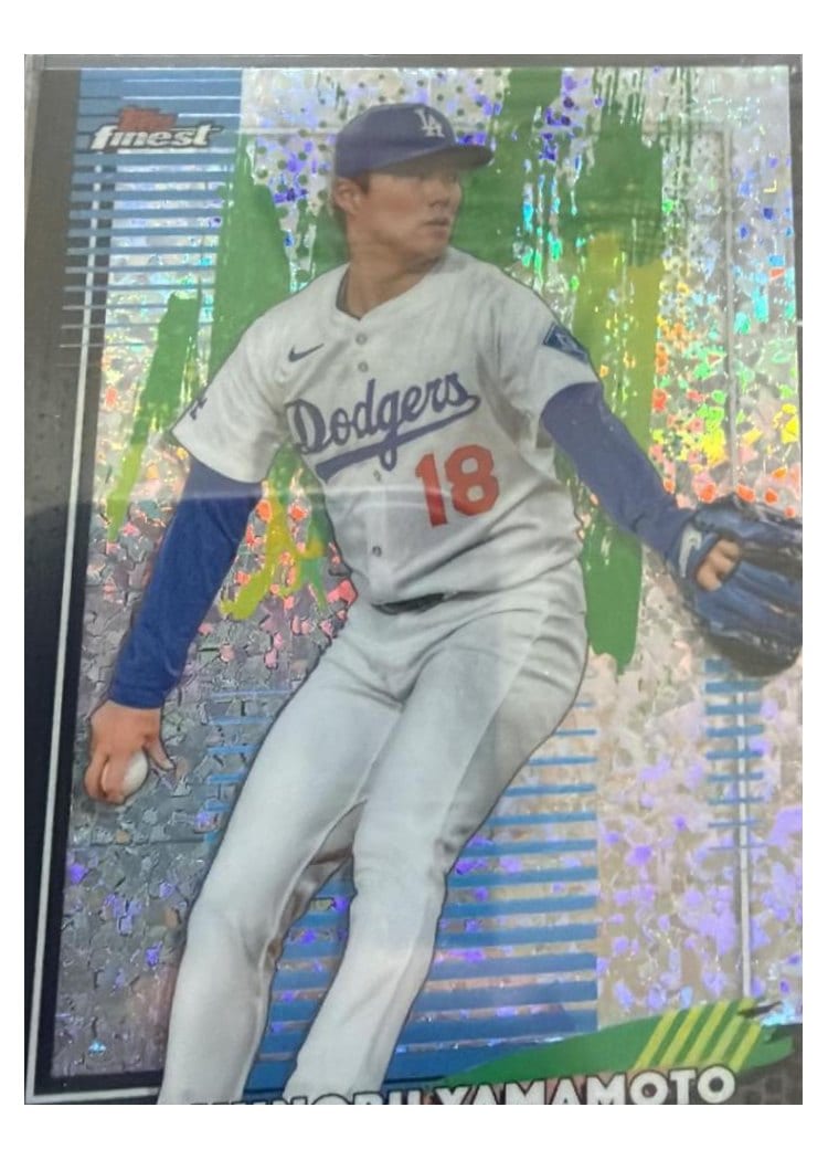 2026 Topps Finest Yoshinobu Yamamoto #26 card