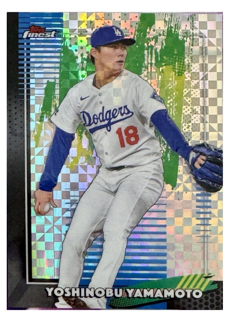 2026 Topps Finest Yoshinobu Yamamoto #26 card
