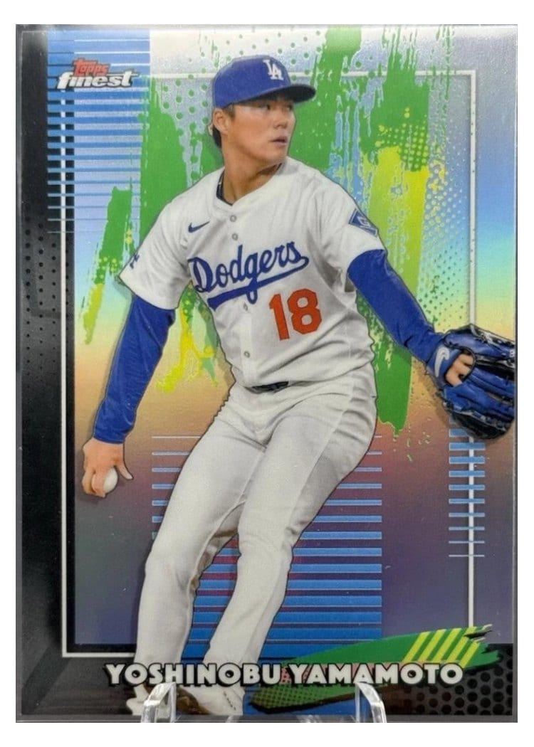 2026 Topps Finest Yoshinobu Yamamoto #26 card