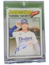 2026 Topps Heritage Real One Autographs Yoshinobu Yamamoto #ROA-YY