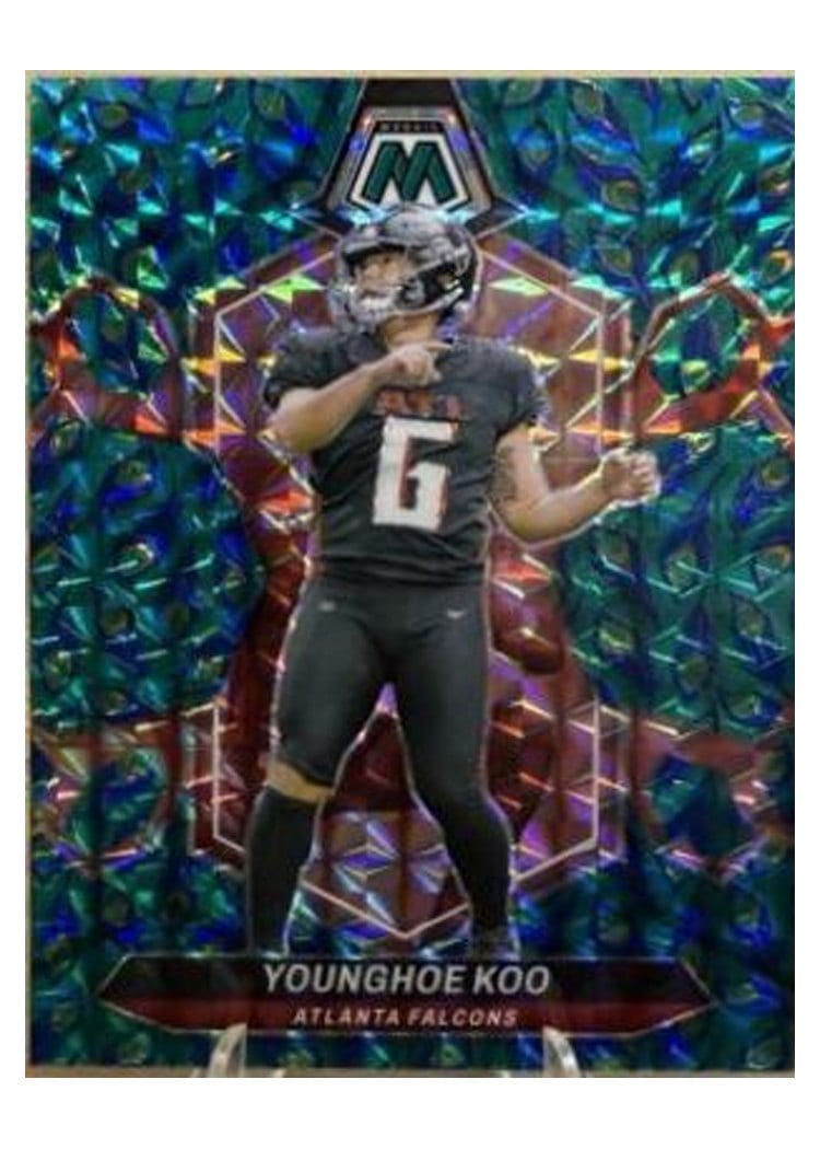 2024 Panini Mosaic Base Set Younghoe Koo Peacock Choice #14 card