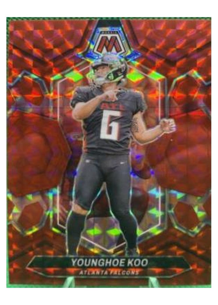 2024 Panini Mosaic Base Set Younghoe Koo Red #14 card