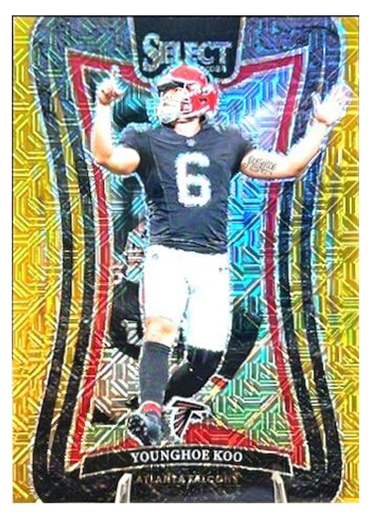 2024 Panini Select Base Set Younghoe Koo Gold Mojo #303 card