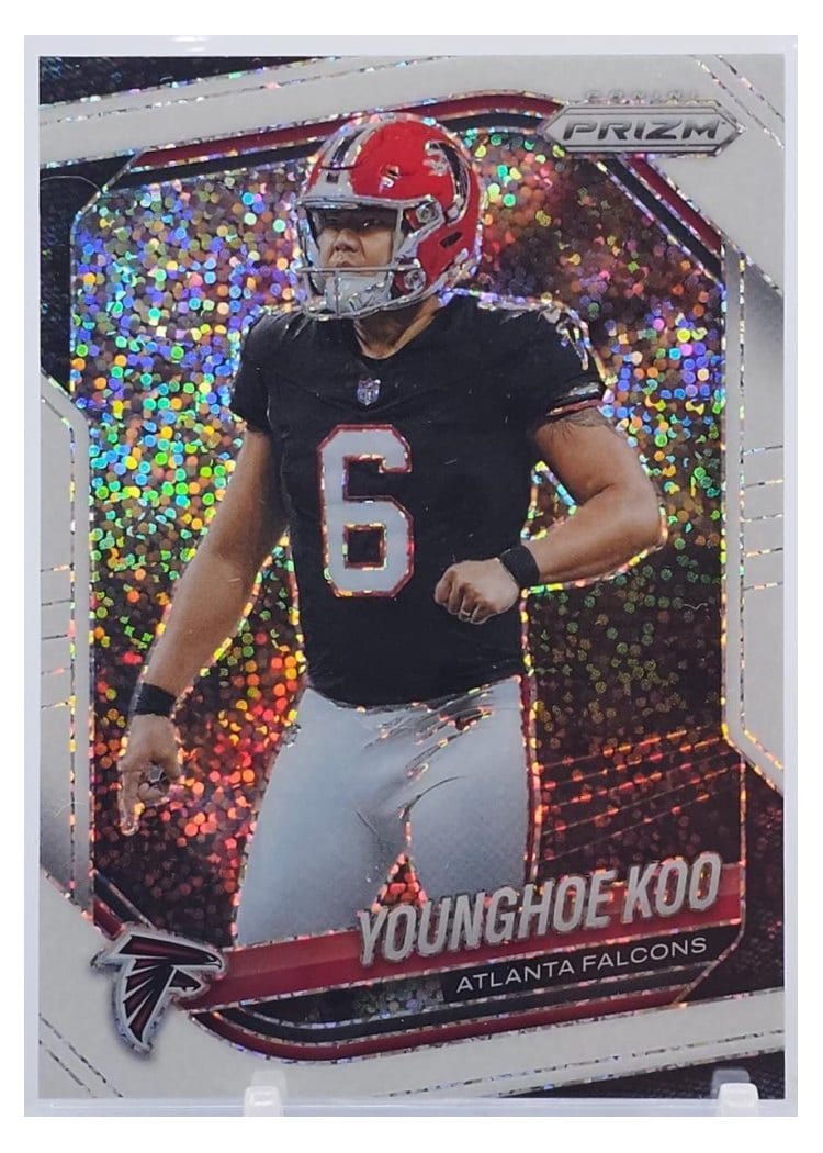 2025 Panini Prizm Base Set Younghoe Koo White Sparkle #131 card