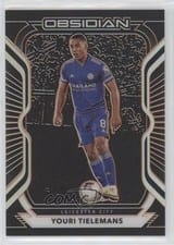 2020 Panini Obsidian Youri Tielemans #77 card