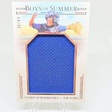 2024 Panini Boys of Summer Jumbo Prospect Materials Yovanny Rodriguez #JPM-YR card