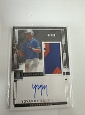 2024 Panini Impeccable Elegance Prospect Jersey Autographs Yovanny Rodriguez #EPJ-YR card