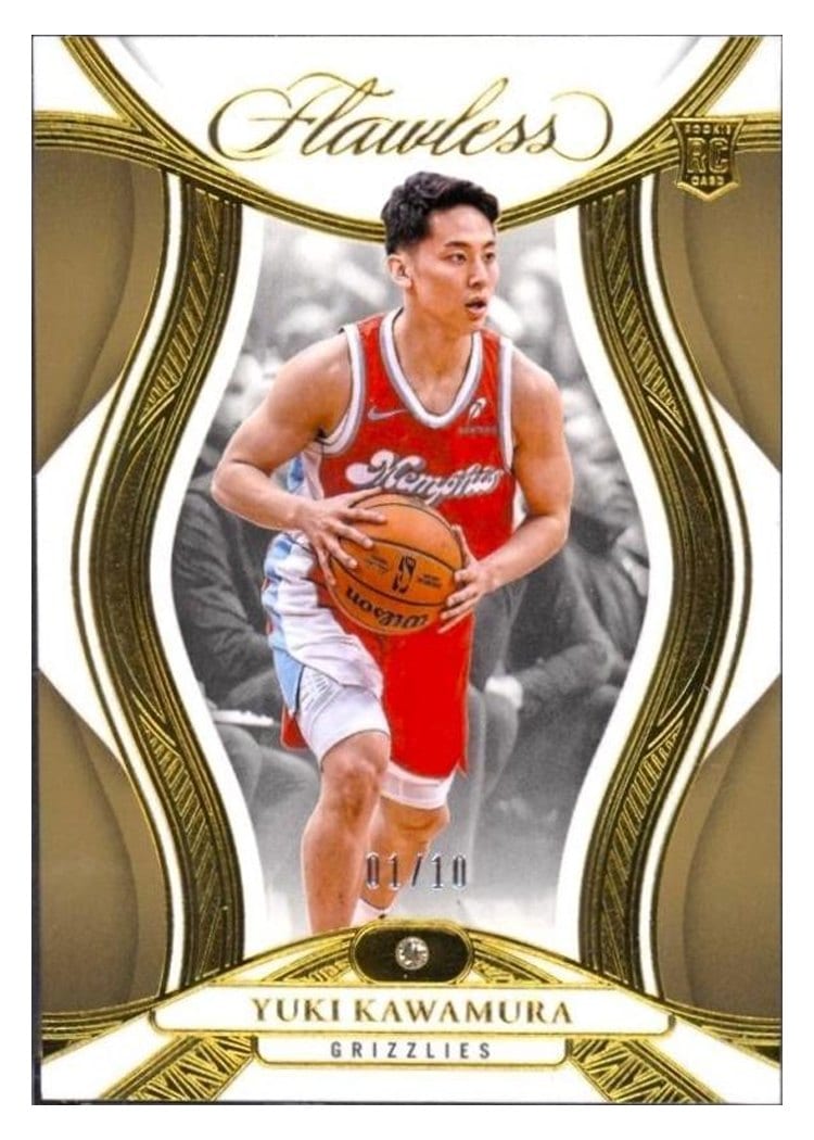 2024-25 Panini Flawless Base Gems Yuki Kawamura #69 card
