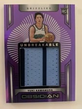2024-25 Panini Obsidian Unbreakable Memorabilia Yuki Kawamura #UM-YKM