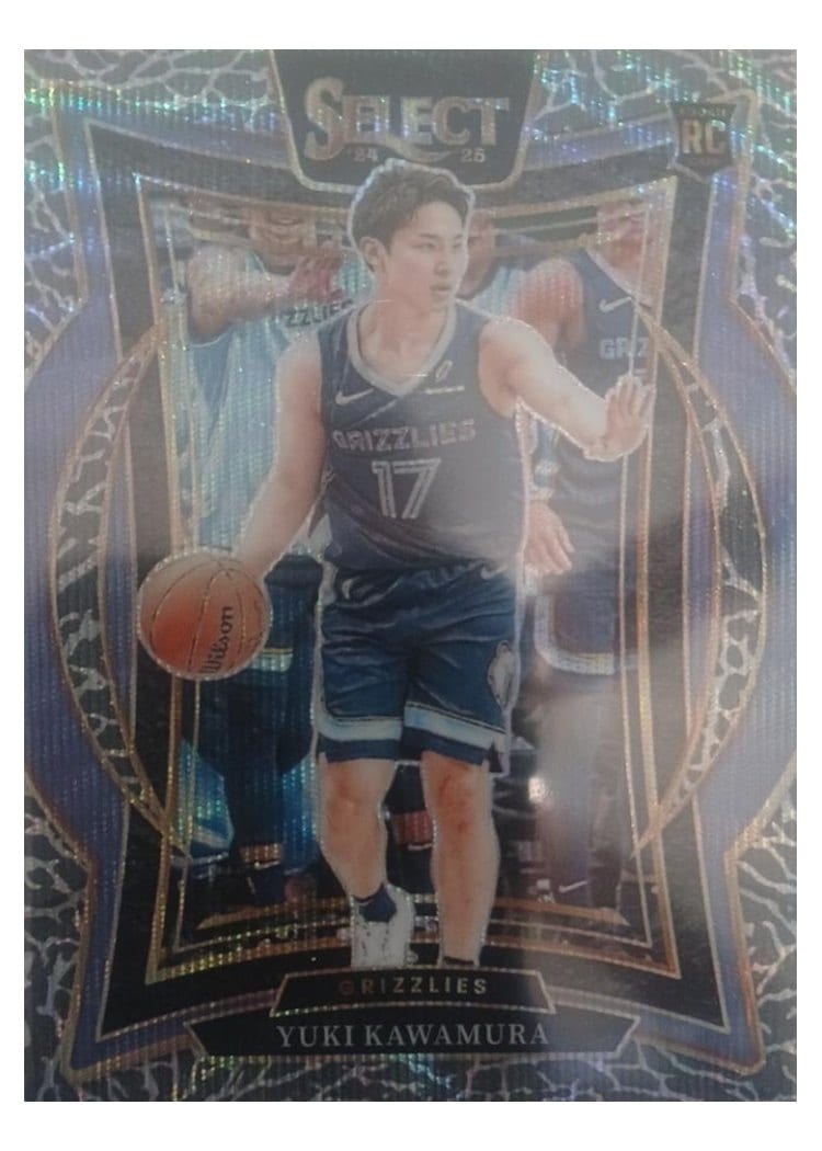 2024-25 Panini Select Base Set Yuki Kawamura Elephant Prizm #76 card