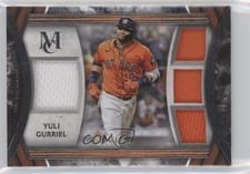 2022 Topps Museum Collection Single-Player Primary Pieces Quad Relics Yuli Gurriel #SPPPQR-YG card