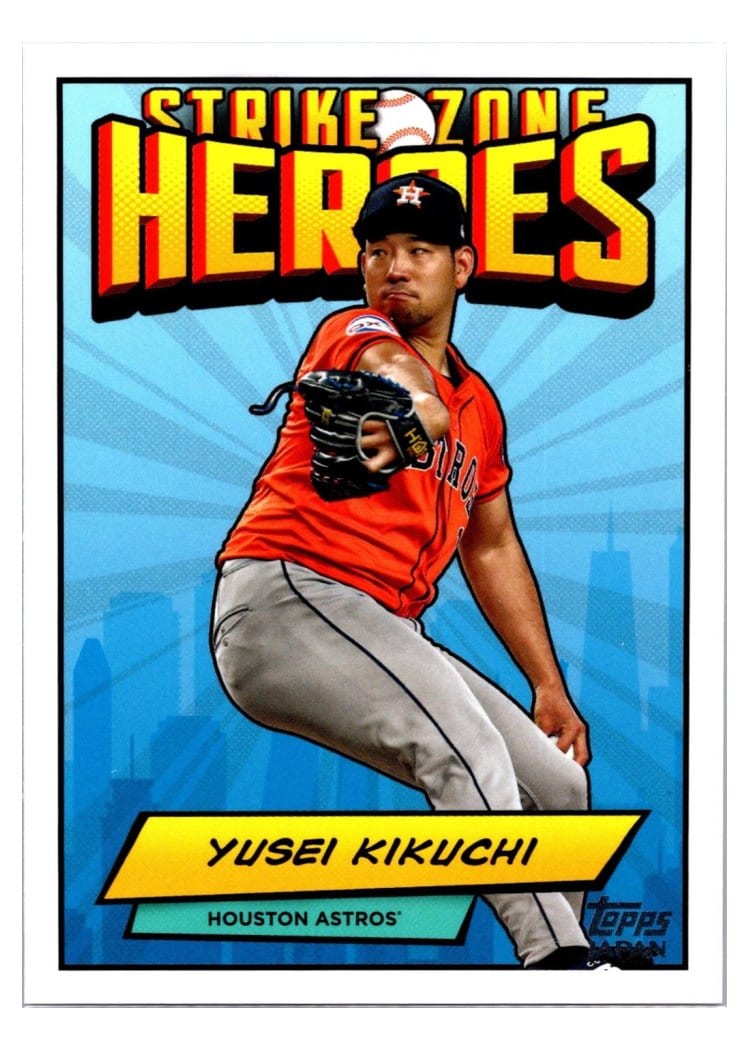 2024 Topps Japan Edition Strike Zone Heroes Yusei Kikuchi #SZH-4 card
