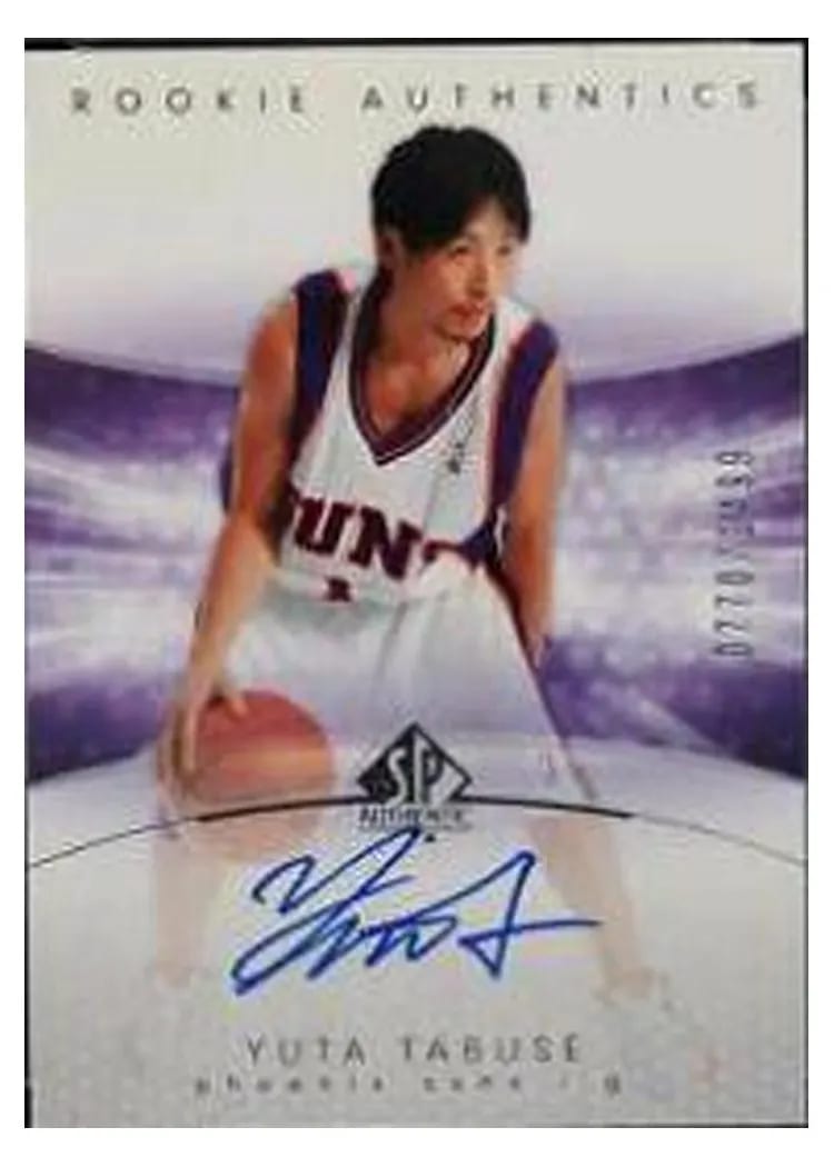 2004 SP Authentic Yuta Tabuse #142 card