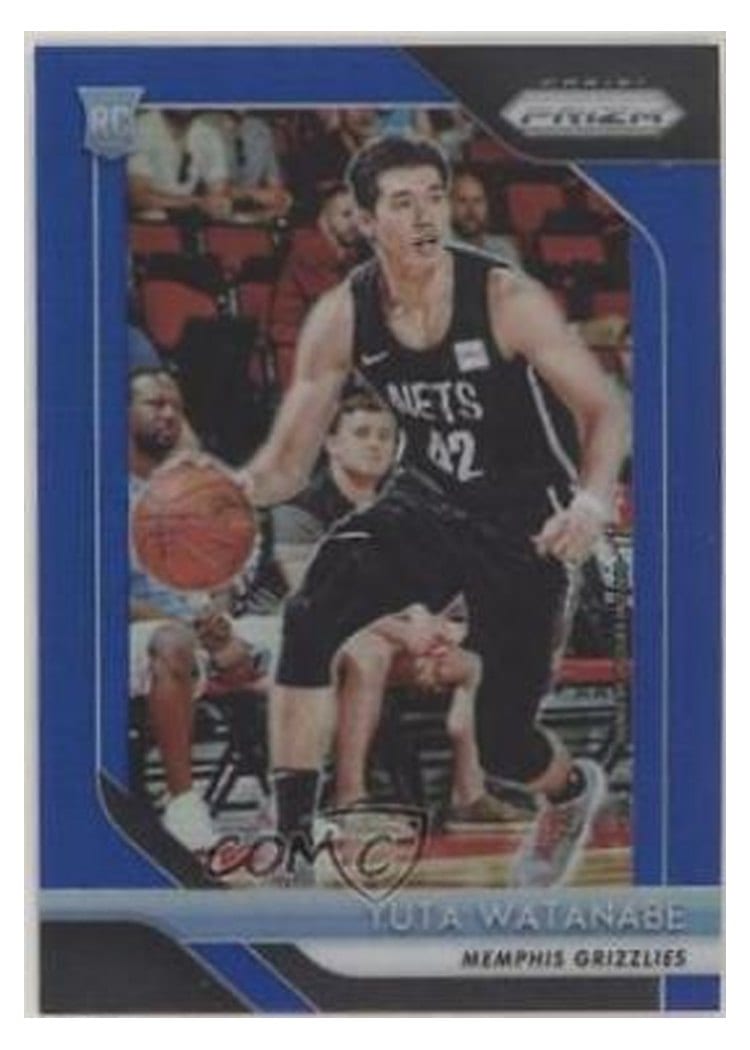2018-19 Panini Prizm Base Set Yuta Watanabe #146 card