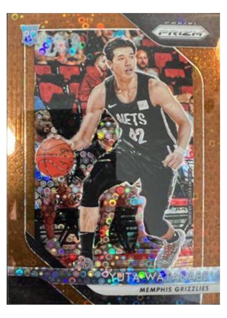 2018-19 Panini Prizm Base Set Yuta Watanabe Fast Break Prizm Bronze #146