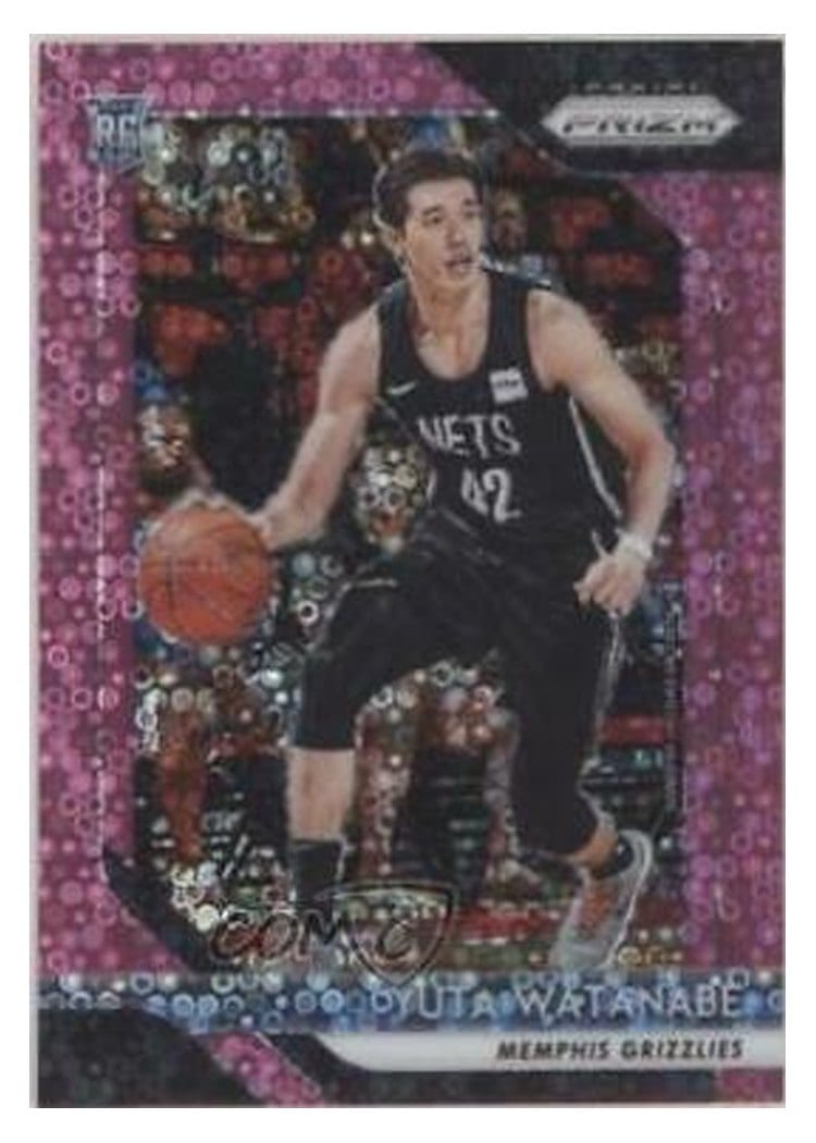 2018-19 Panini Prizm Base Set Yuta Watanabe #146 card
