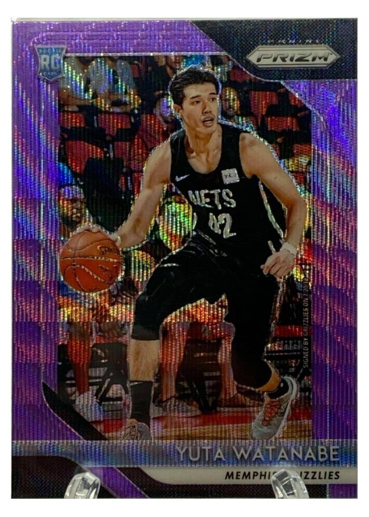 2018-19 Panini Prizm Base Set Yuta Watanabe #146 card