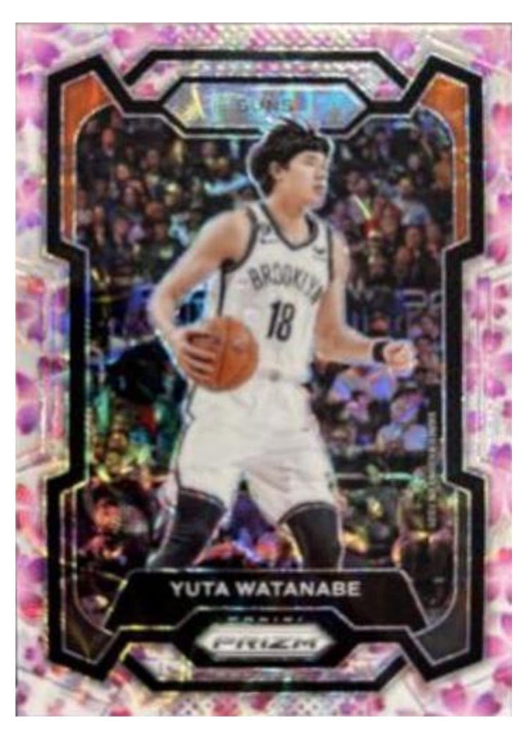 2023-24 Panini Prizm Base Set Yuta Watanabe Choice Cherry Blossom #285