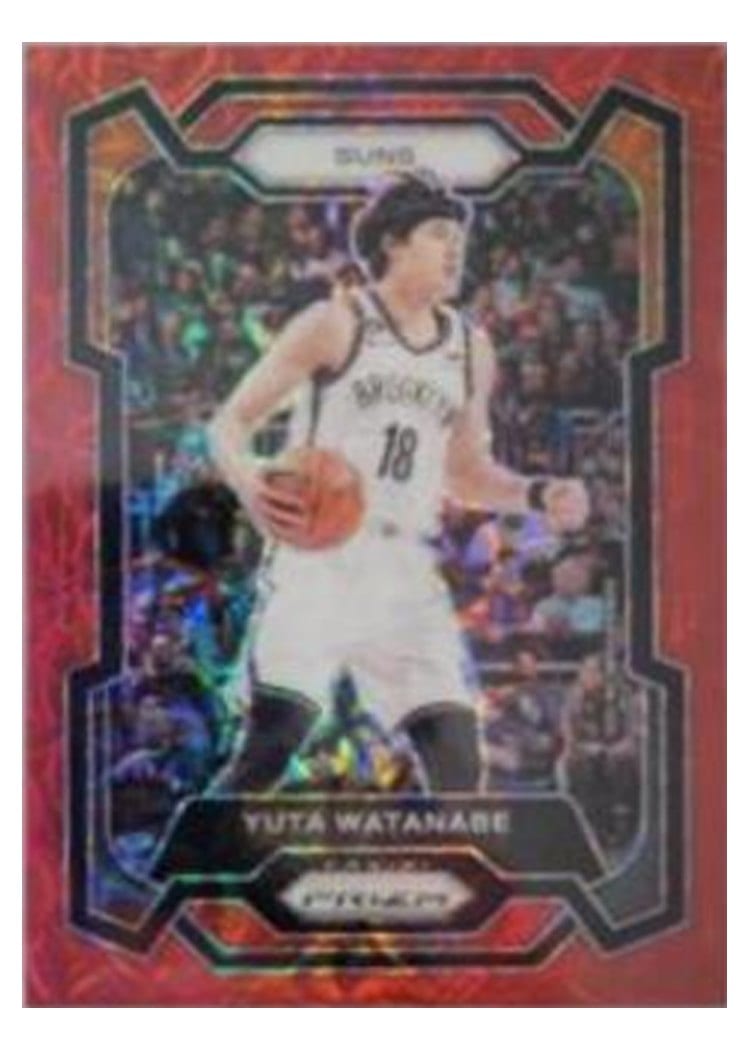 2023-24 Panini Prizm Base Set Yuta Watanabe #285 card