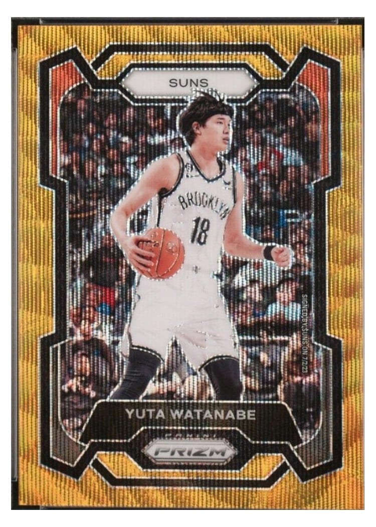2023-24 Panini Prizm Base Set Yuta Watanabe Gold Wave #285