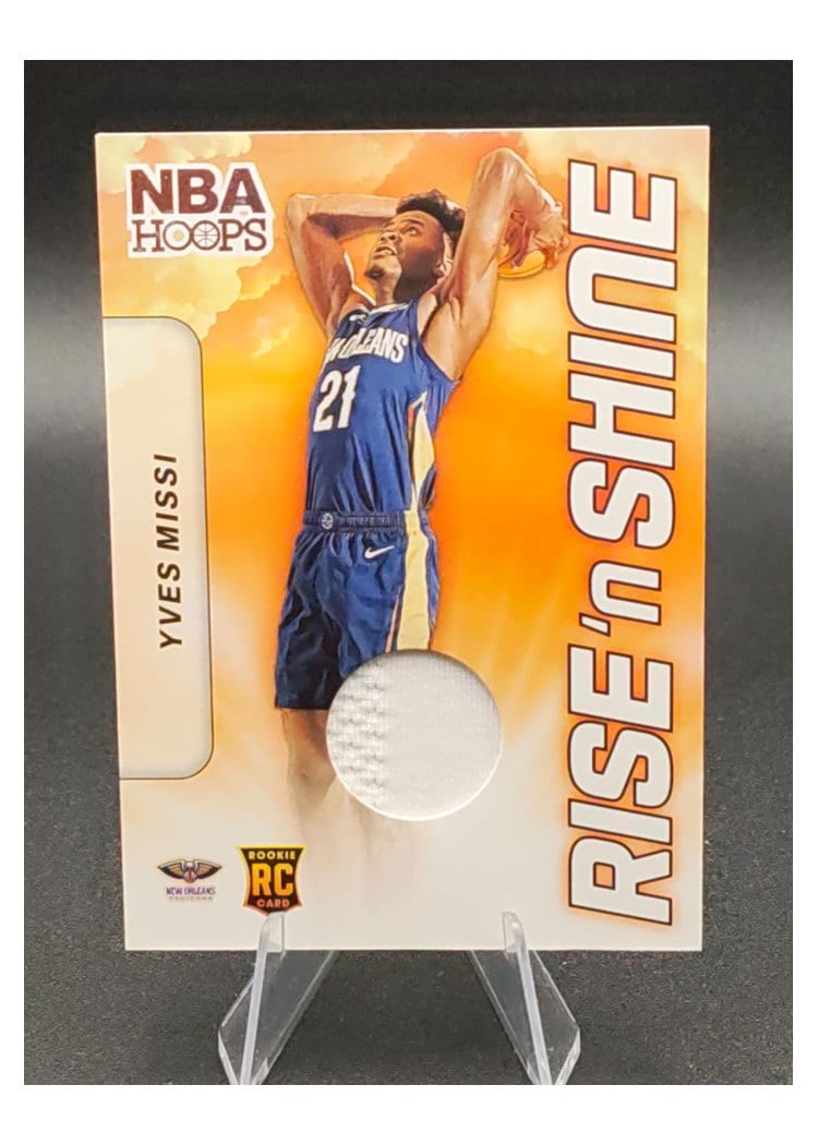 2024-25 Hoops Rise 'n Shine Memorabilia Yves Missi #RSM-YMP card