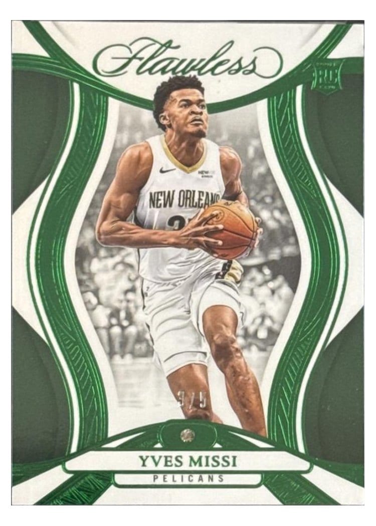 2024-25 Panini Flawless Base Gems Yves Missi #66 card
