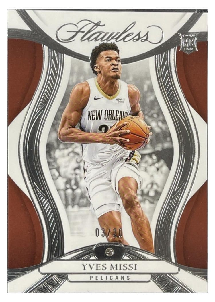 2024-25 Panini Flawless Base Gems Yves Missi #66 card