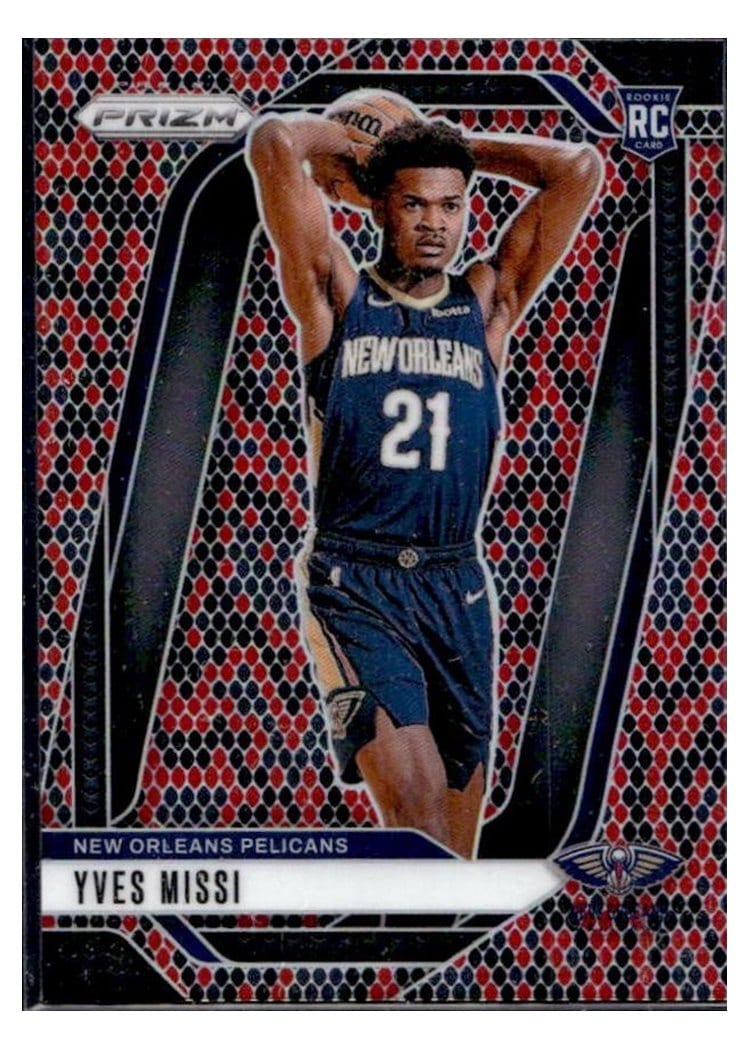 2024-25 Panini Prizm Base Set Yves Missi #233 card
