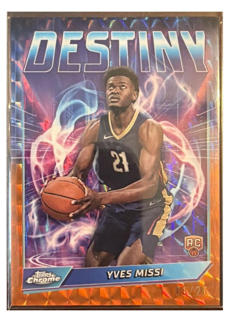 2024-25 Topps Chrome Destiny Yves Missi #D-14 card