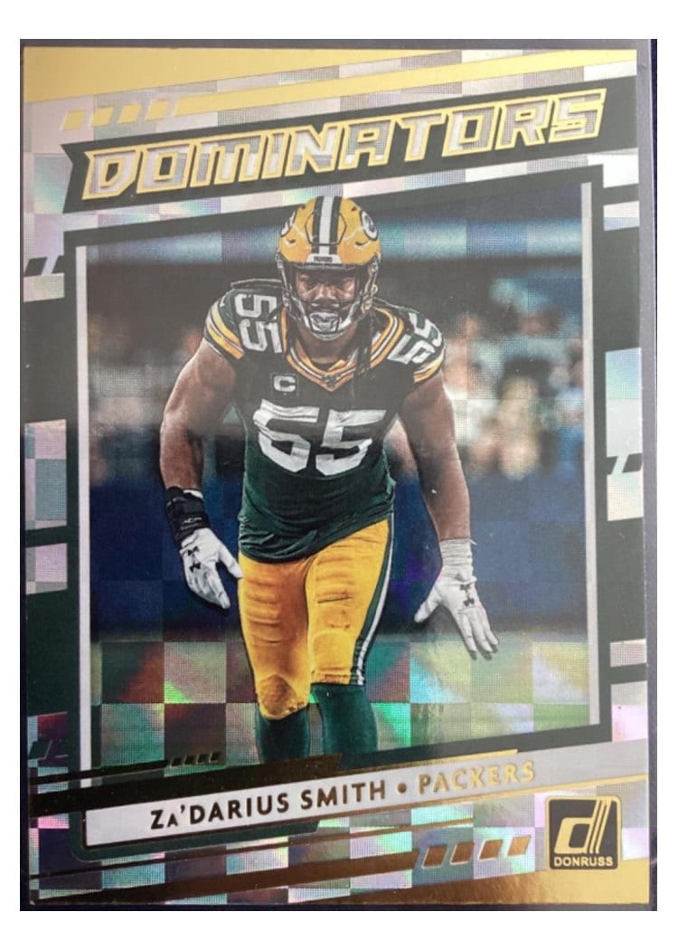 2020 Donruss Dominators Za'Darius Smith #D-ZS card