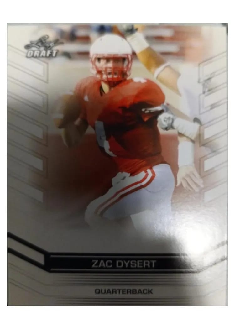 2013 Leaf Draft Zac Dysert #77 card