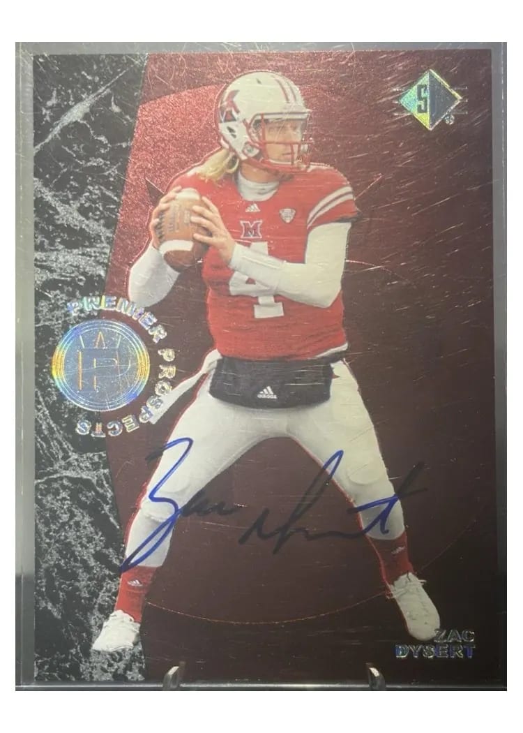 2013 SP Authentic Zac Dysert #14 card