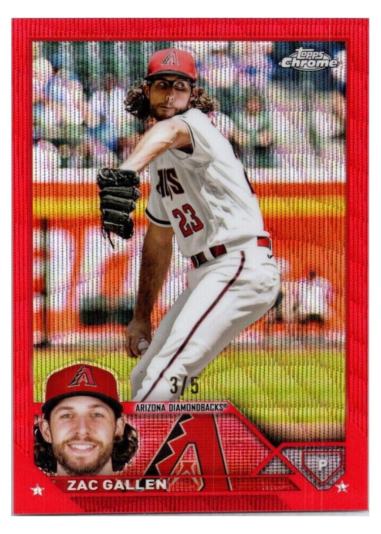 2023 Topps Chrome Base Set Zac Gallen #49 card