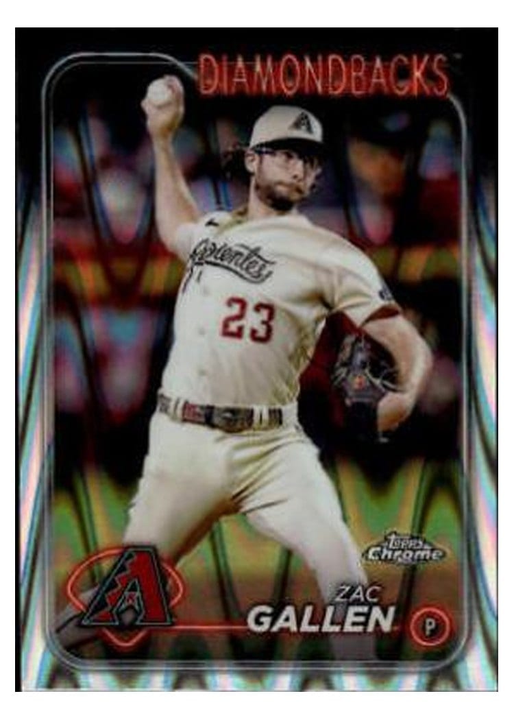 2024 Topps Chrome Base Set Zac Gallen #147 card