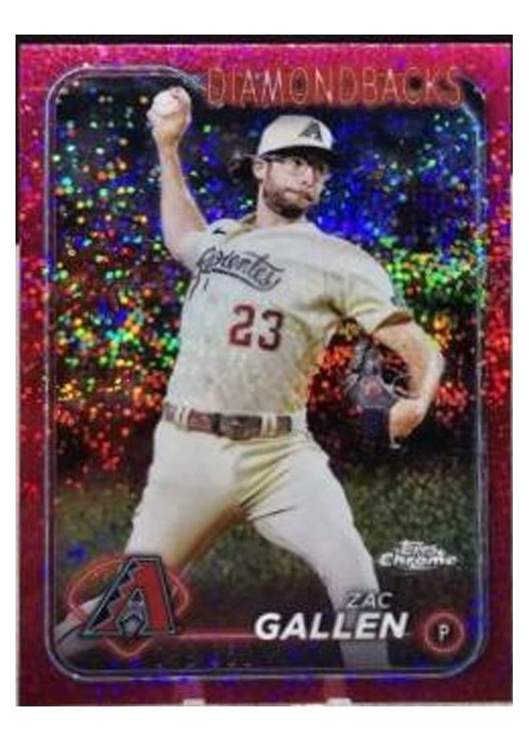 2024 Topps Chrome Base Set Zac Gallen #147 card
