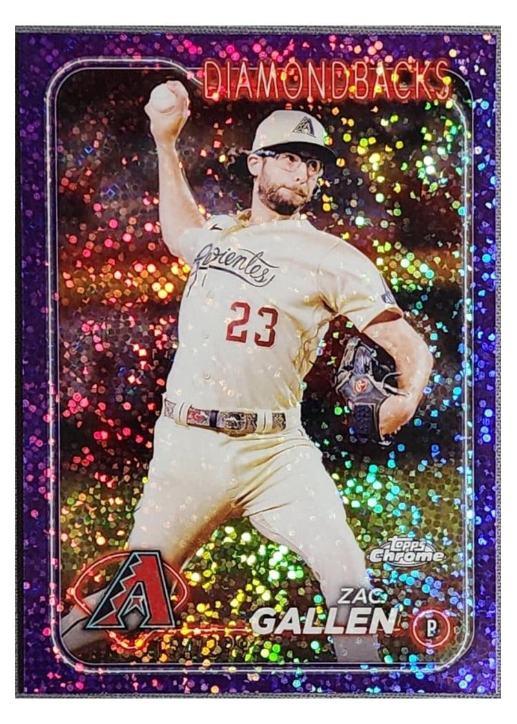2024 Topps Chrome Base Set Zac Gallen #147 card