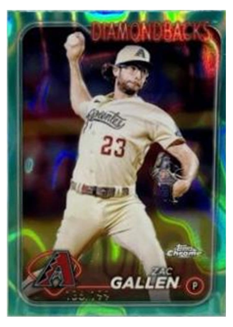 2024 Topps Chrome Base Set Zac Gallen #147 card