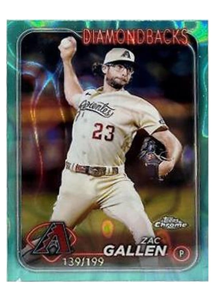2024 Topps Chrome Base Set Zac Gallen #147 card
