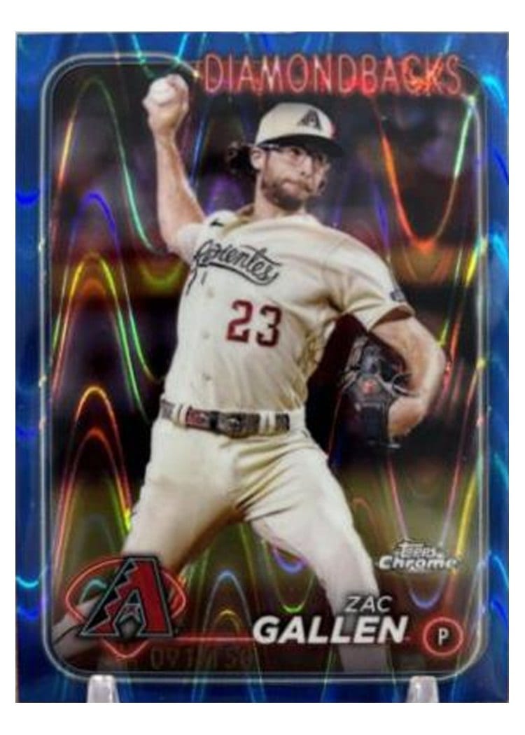 2024 Topps Chrome Base Set Zac Gallen #147 card