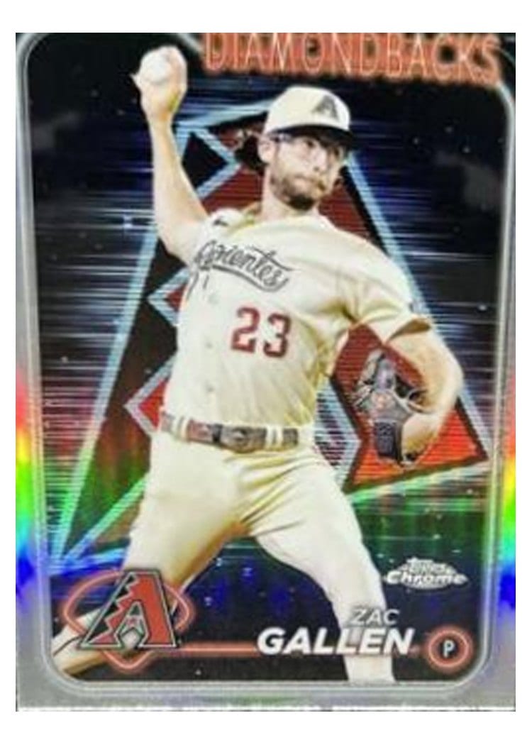 2024 Topps Chrome Base Set Zac Gallen #147 card
