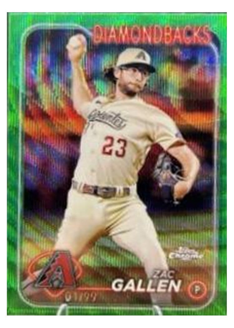 2024 Topps Chrome Base Set Zac Gallen #147 card
