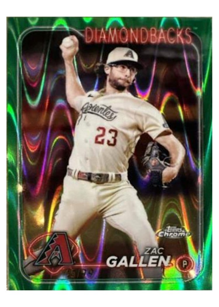 2024 Topps Chrome Base Set Zac Gallen #147 card