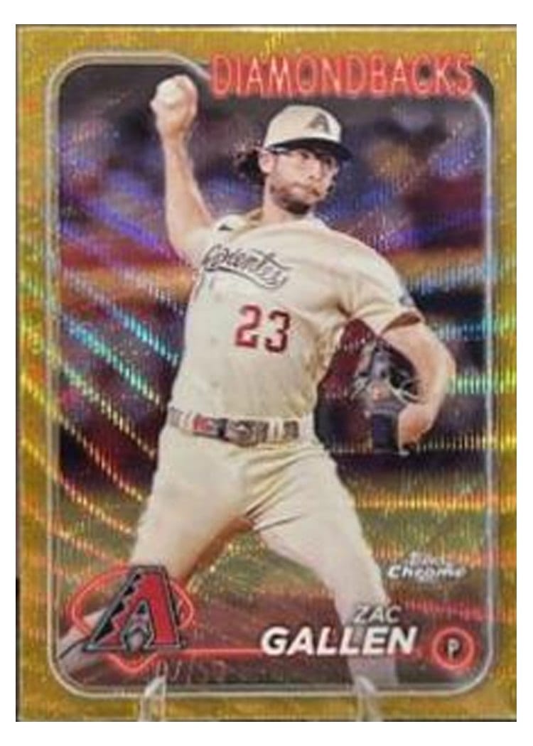 2024 Topps Chrome Base Set Zac Gallen #147 card